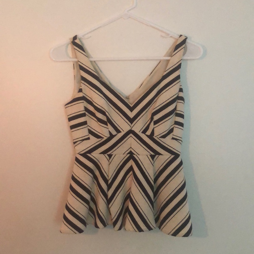 Anthropology/ Maeve Sleeveless Peplum Blouse